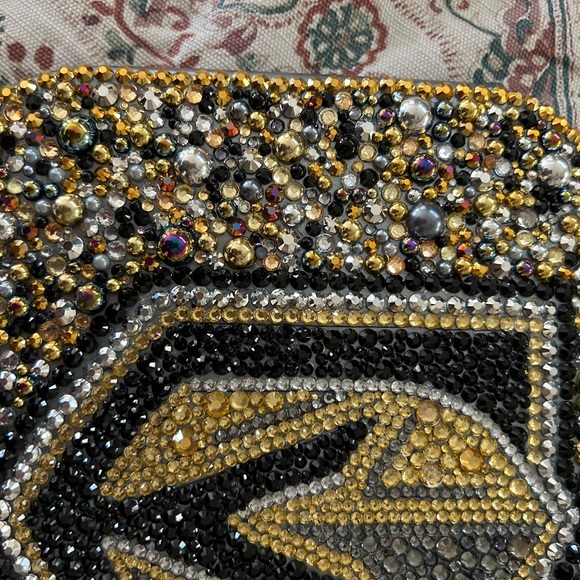 Cosmetologist Vegas golden knights Bling mirror - Picture 4 of 7